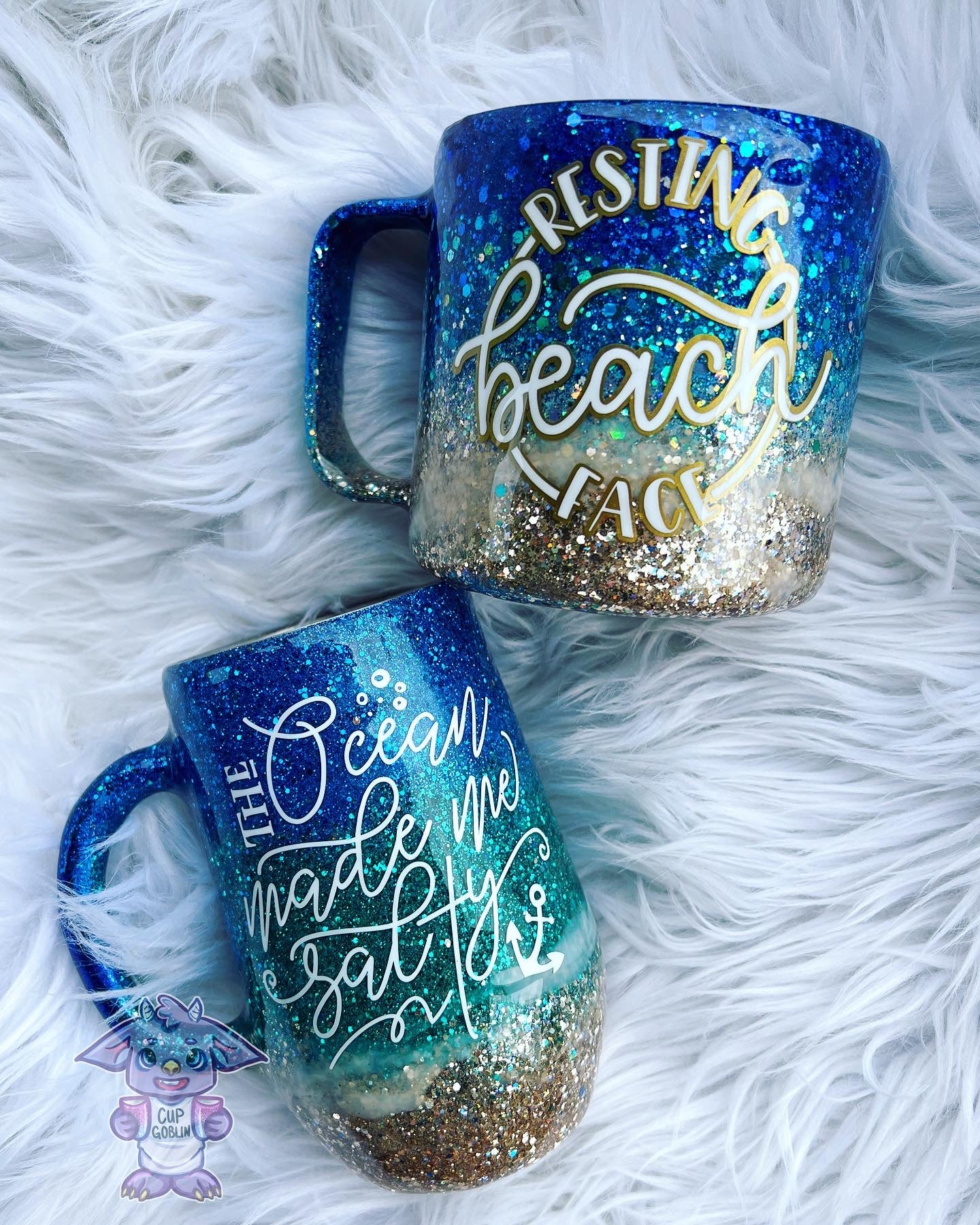 Beach Face 14 oz mug