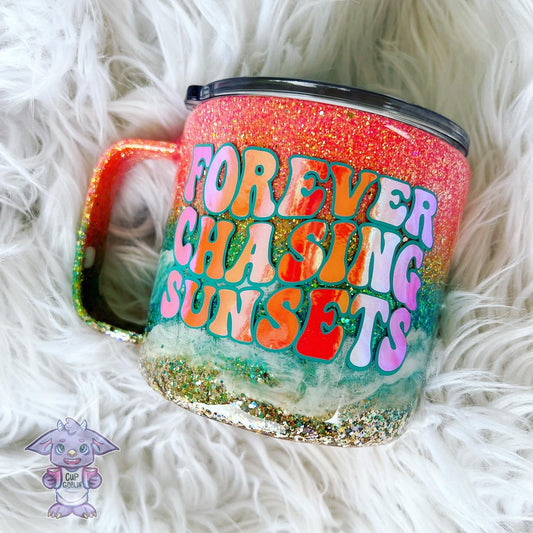 Chasing Sunsets mug